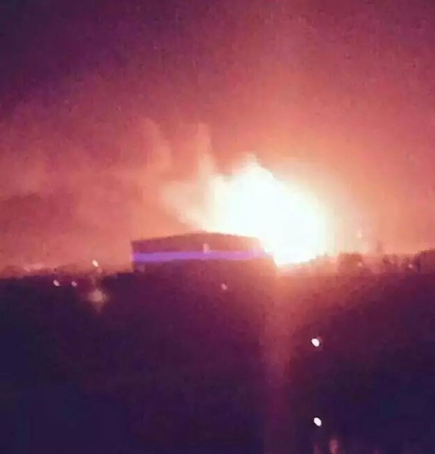 北辰爆炸现场